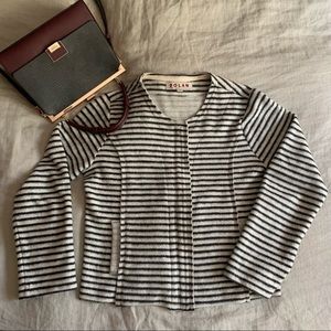 Fuzzy fleece DOLAN jacket